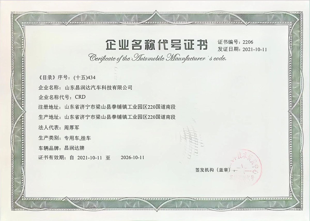 Automobile Manufacturer Code