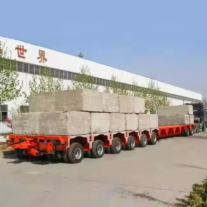 3 Axle Lowbed Semi Trailer photo 3
