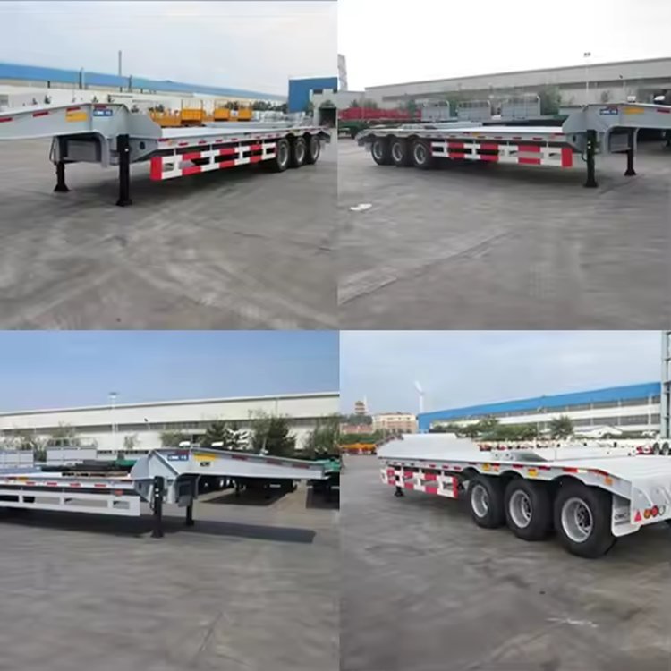 3 Axle Lowbed Semi Trailer photo 6