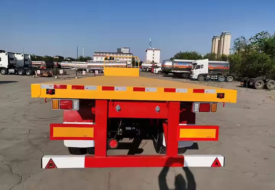 4 Axle Flatbed Semi Trailer